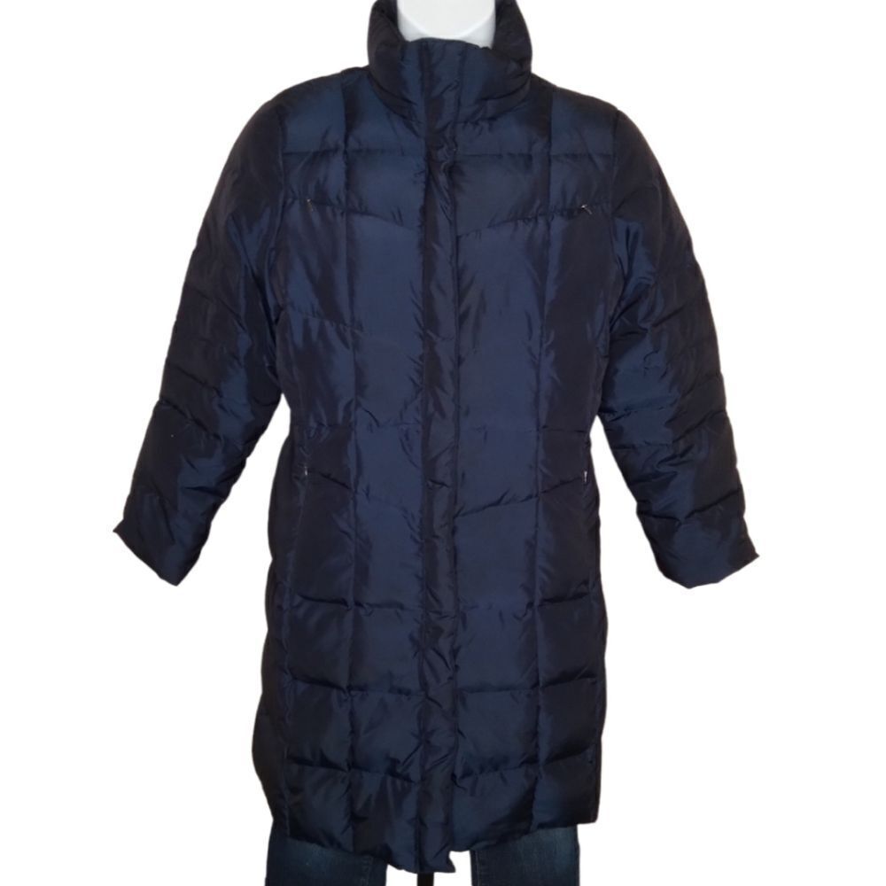 Calvin Klein Navy Down Puffer Coat L